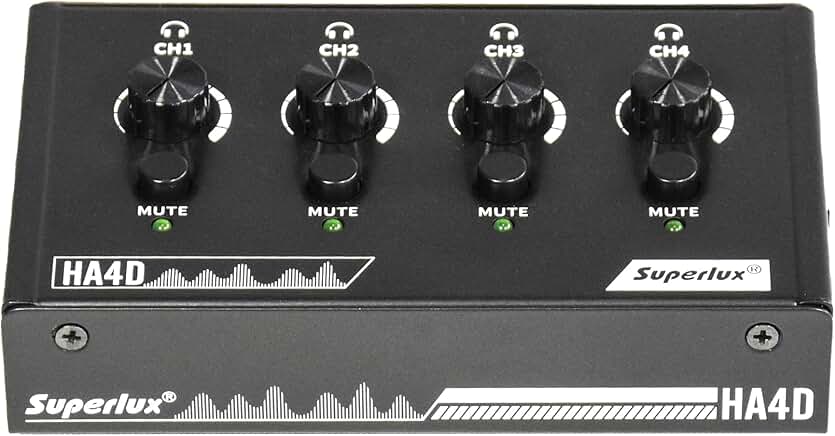 4-Channel Compact Headphone Amplifier with USB-C