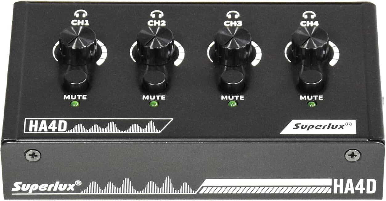 4-Channel Compact Headphone Amplifier with USB-C