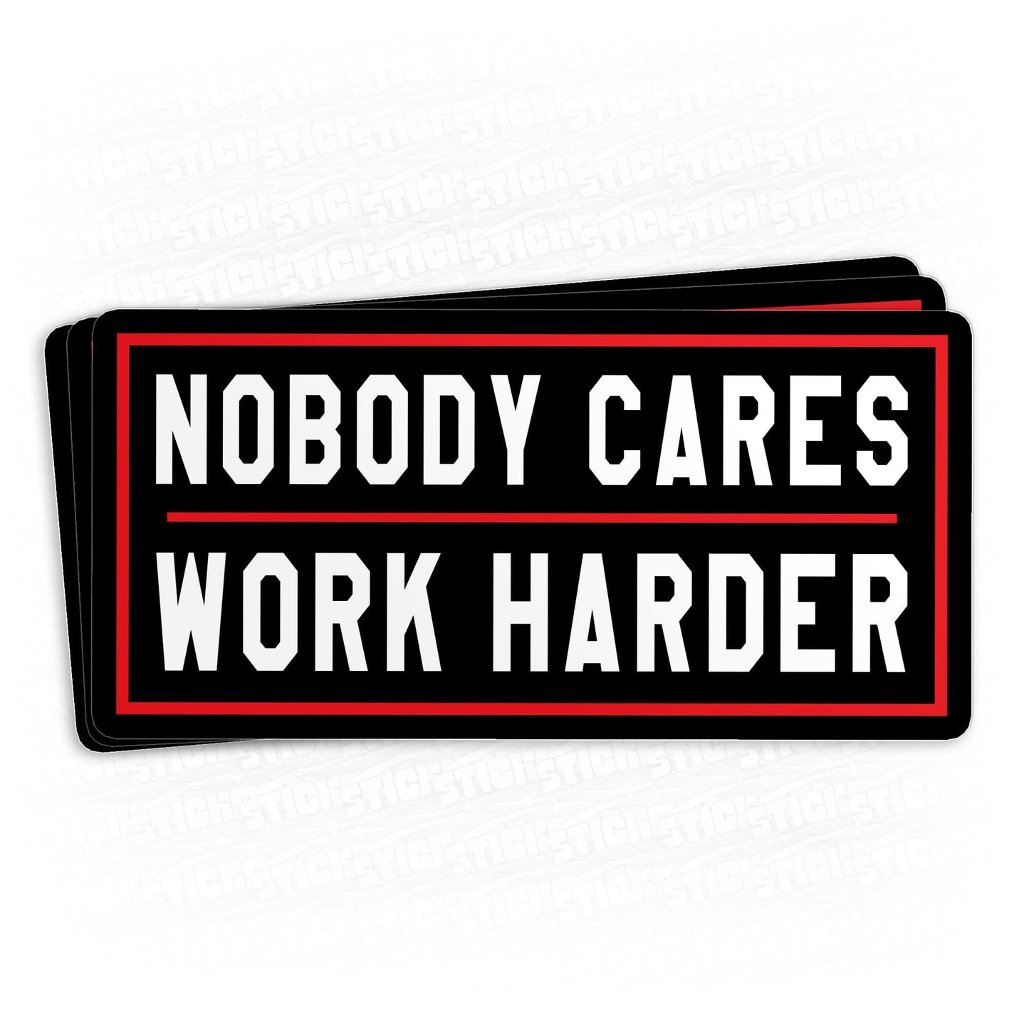 Funny Motivational Waterproof Vinyl Sticker Set