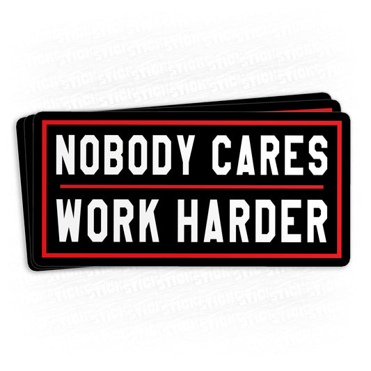 Funny Motivational Waterproof Vinyl Sticker Set