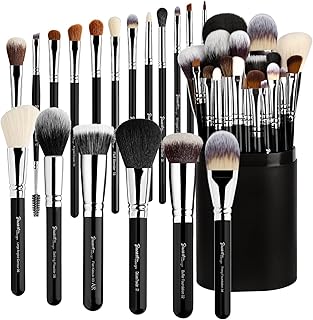19-Piece Professional Makeup Brush Set with Case