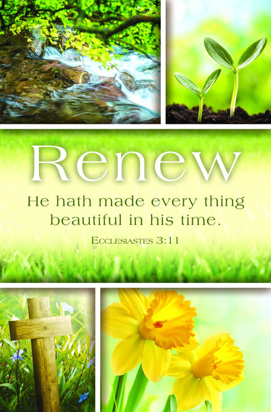 Spring Worship Bulletin: He Hath Made Every Thing Beautiful