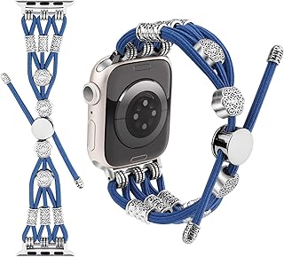 Boho Beaded Woven Watchband for Women