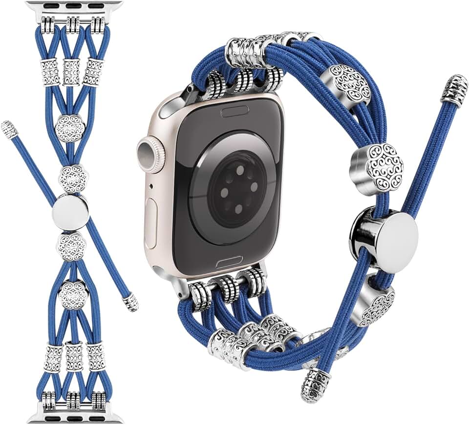 Boho Beaded Woven Watchband for Women