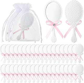 Vintage Handheld Mirror Sets for Party Favors and Gifts