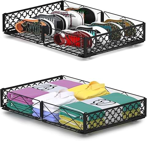 2 Pack Under Bed Storage Containers with Wheels