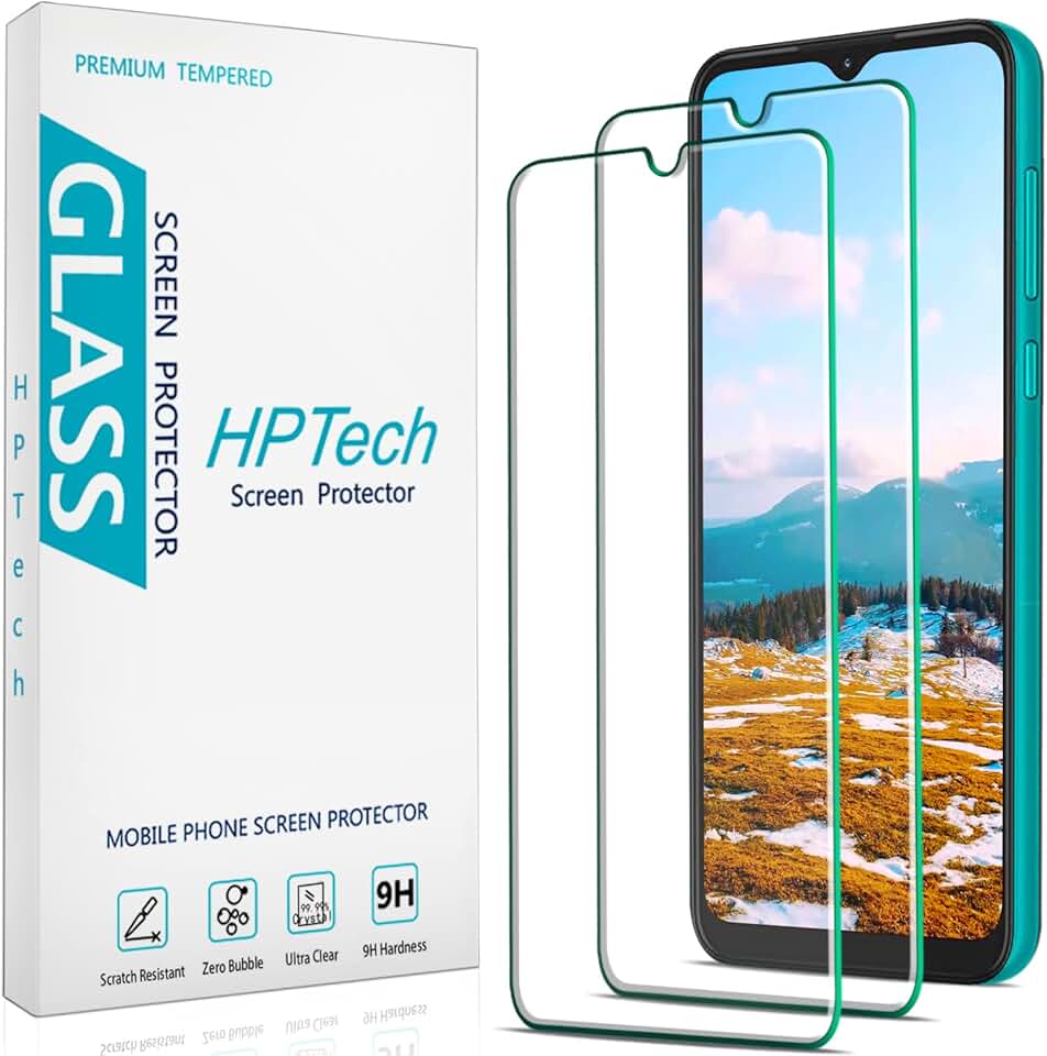 Two-Pack Tempered Glass Screen Protectors for Moto G Play (2021)