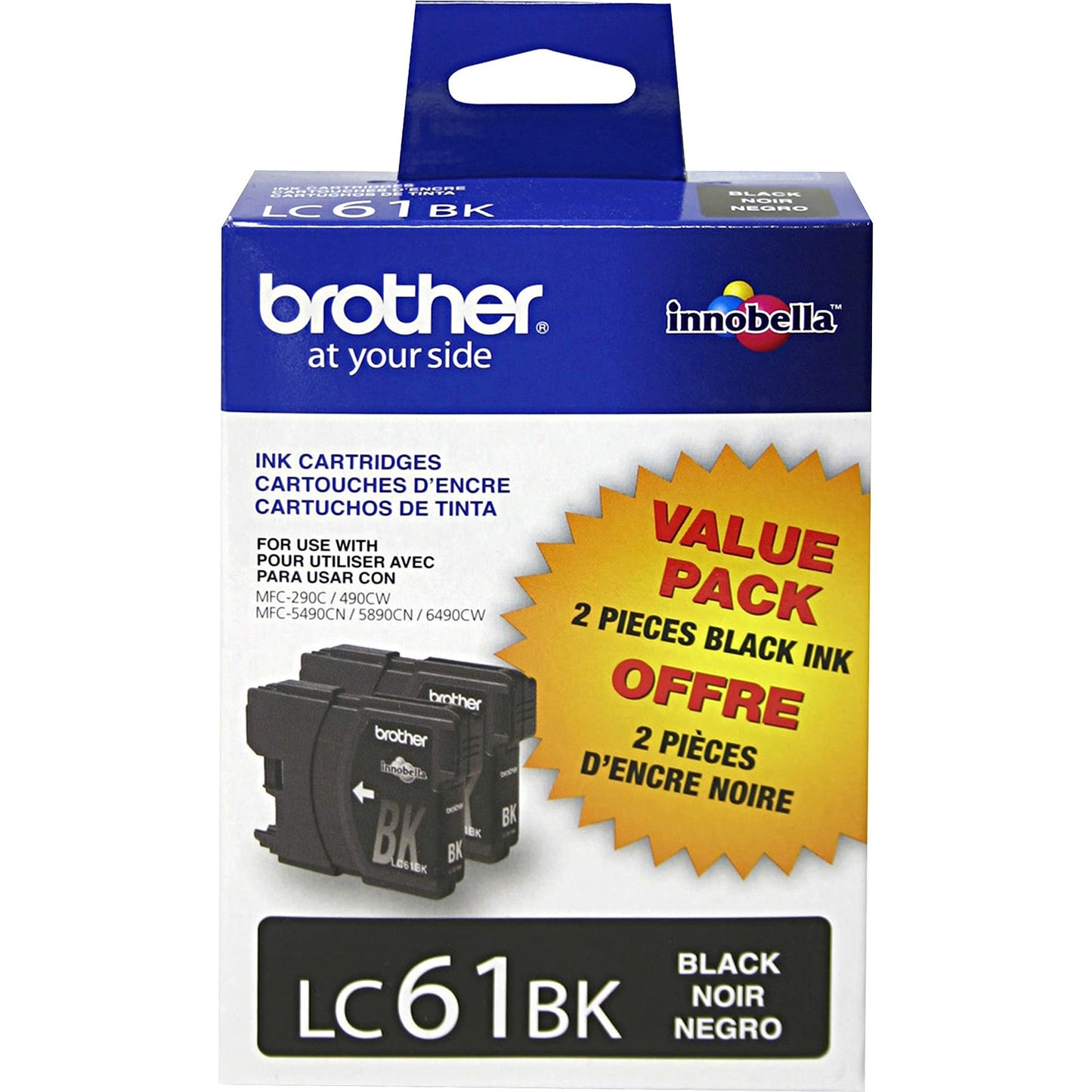 LC61BK 2 Pack Black -Ink Cartridges
