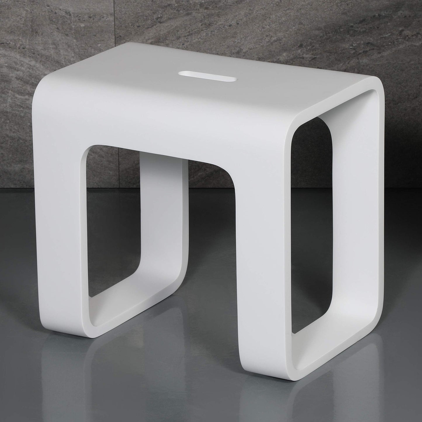 ABST99 Bench, White Matte