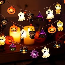10 ft Fall Fairy String Lights with 20 LEDs and 8 Flashing Modes
