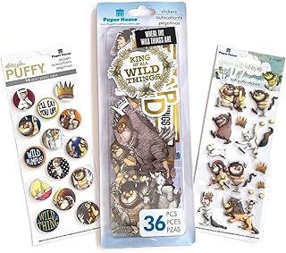 Wild Things Die-Cut and Puffy Sticker Fun Pack