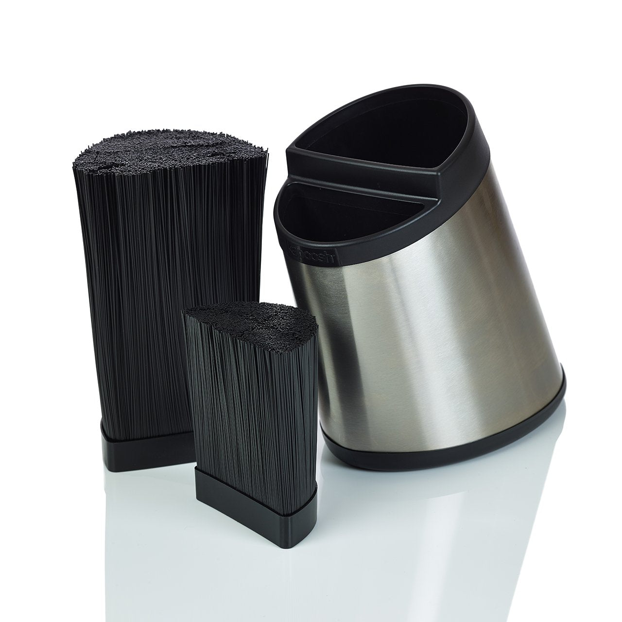 Rondelle Knife Block, Stainless Steel