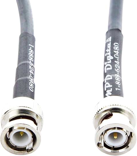 25 ft RG8X Coaxial Cable with BNC Male Connectors