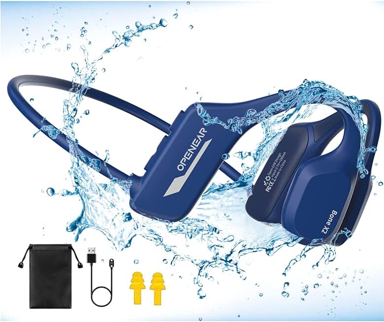 Waterproof Bone Conduction Headphones with 8G Memory