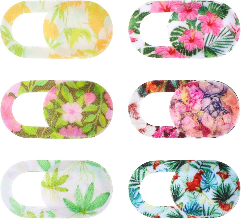Set of 6 Cute Flower Laptop Camera Covers