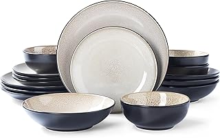 16-Piece Stoneware Dinnerware Set for Four