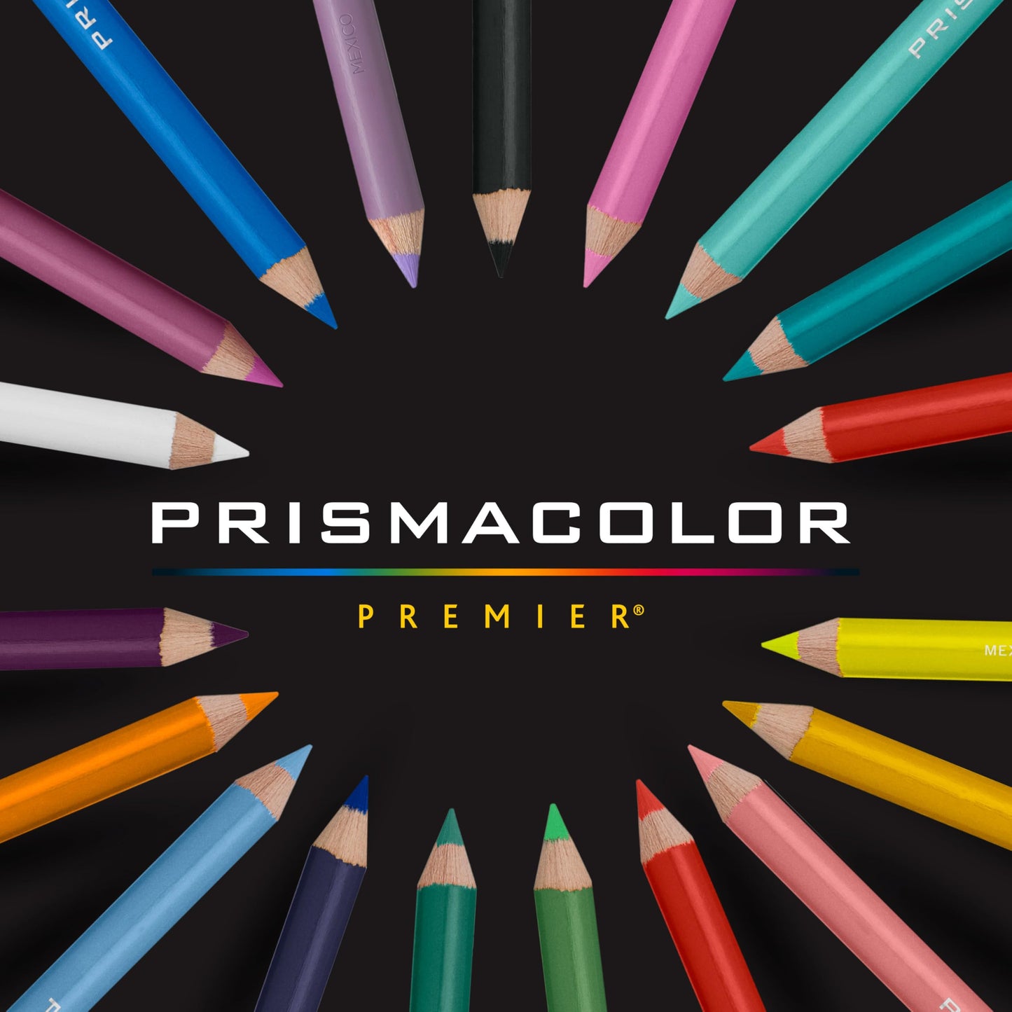 24 Assorted Soft Core Colored Pencils for Art and Crafts