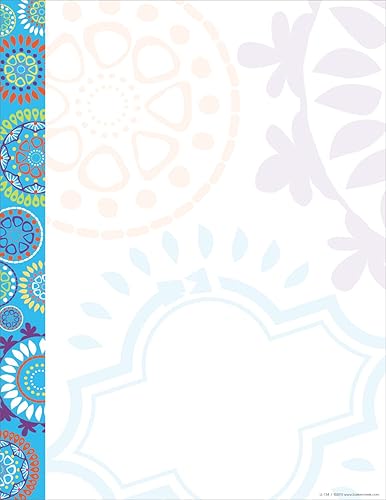 Moroccan Designer Computer Paper, 8.5 x 11, 50 Sheets