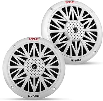 Pair of 5.25-inch waterproof marine speakers