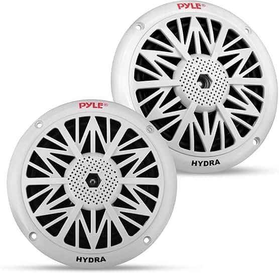 Pair of 5.25-inch waterproof marine speakers