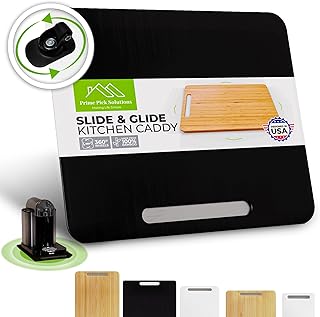 Sliding Kitchen Appliance Caddy for Easy Access