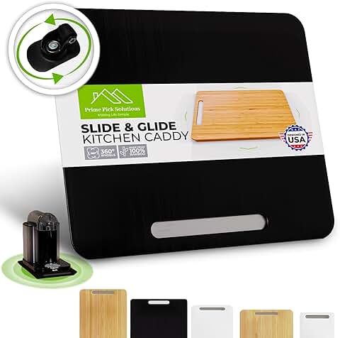 Sliding Kitchen Appliance Caddy for Easy Access