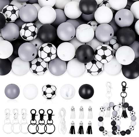 Silicone Beads Kit for Keychains and Jewelry