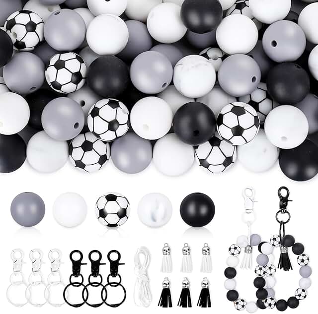 Silicone Beads Kit for Keychains and Jewelry