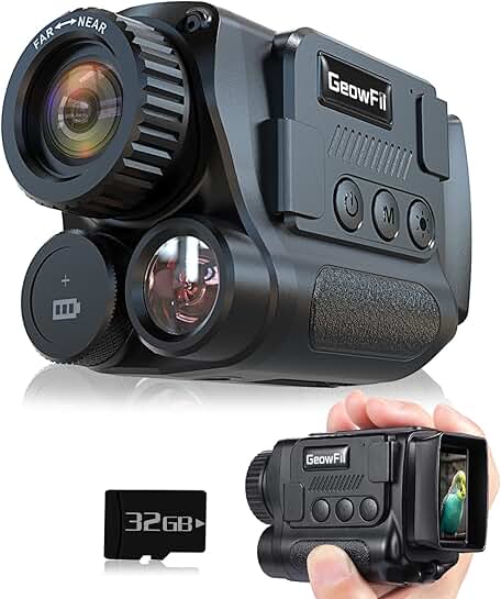 Night Vision Monocular with 4K Video and 40M Range