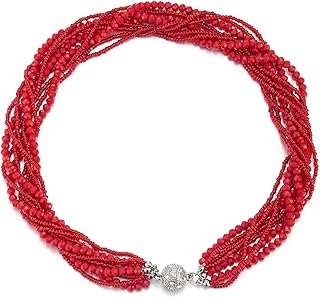 Multi-Layer Beads Crystal Braided Chain Jewelry