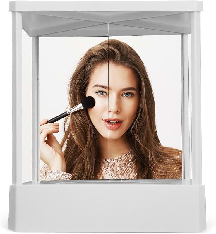 Non-Reversing Cosmetic Makeup Vanity Mirror
