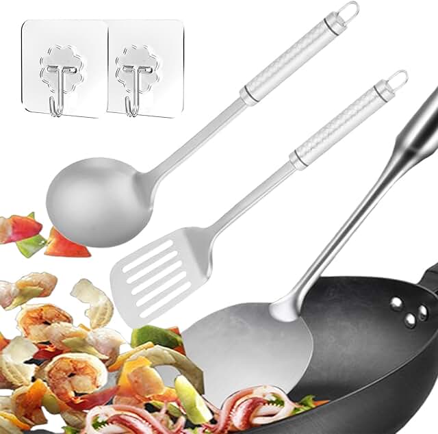 Titanium Cooking Spatula Set, 2 Pieces