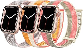 3 Pack Sport Nylon Bands for Apple Watch