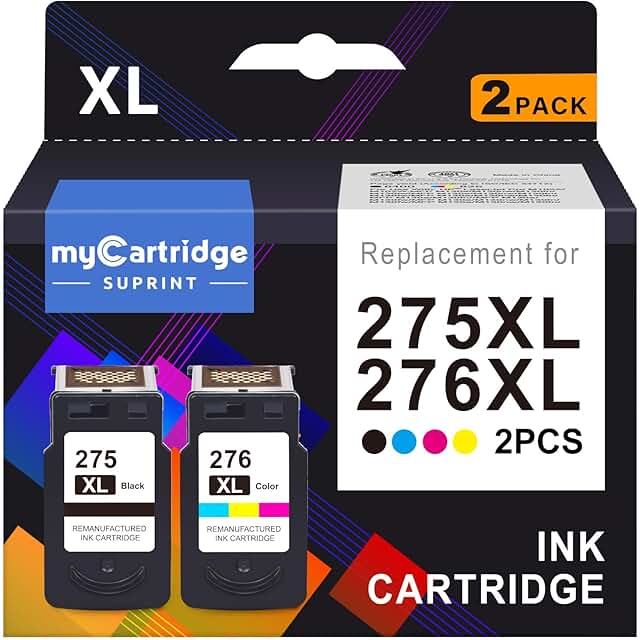 PG-275 XL and CL-276 XL Ink Replacement Pack