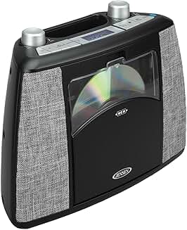 Portable Bluetooth CD Music System with FM Radio