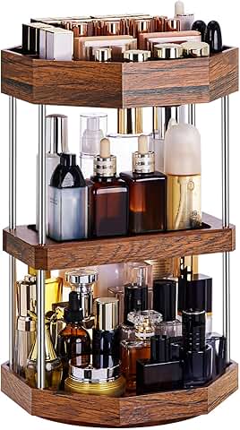 360 Degree Rotating Makeup and Perfume Organizer