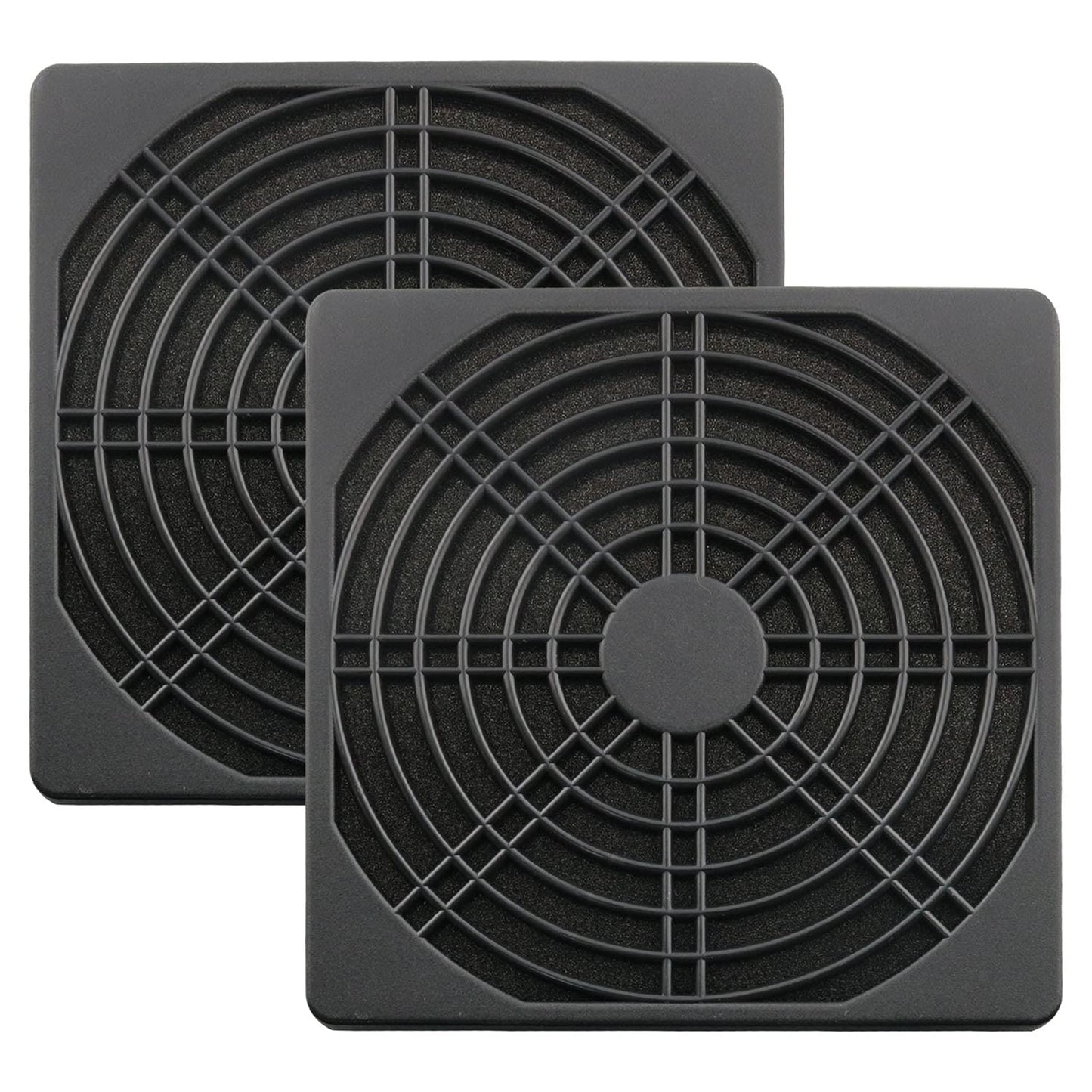 Two 3-in-1 Dustproof Filters for 120mm Computer Fans