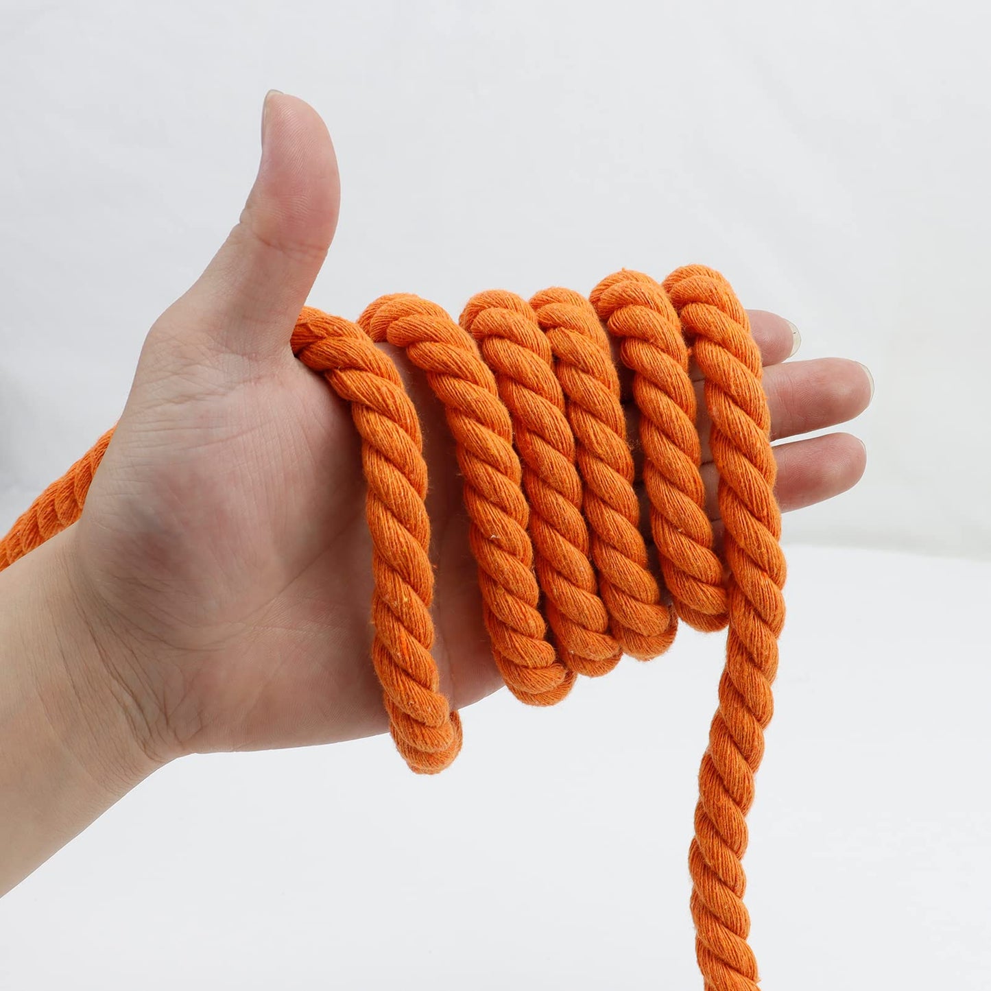 10mm Cotton Rope 75ft Multicolor