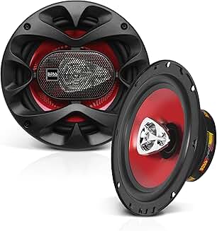 6.5 Inch Car Door Speakers, 300 Watts, 3 Way, Pair