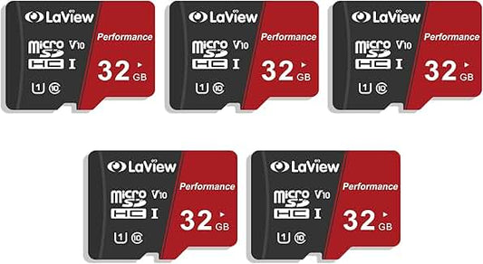 Set of 5 32GB Micro SD Cards with 95MB/s Speed