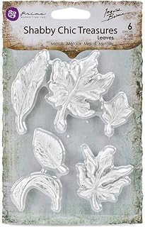 Shabby Chic Resin Leaf Decorations