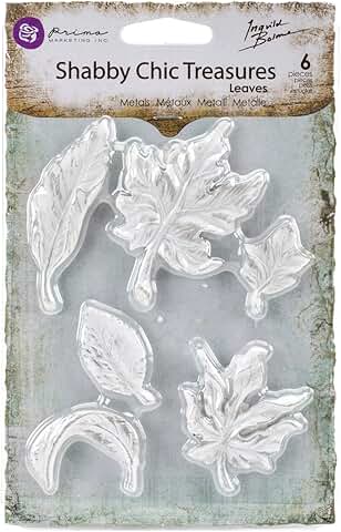 Shabby Chic Resin Leaf Decorations