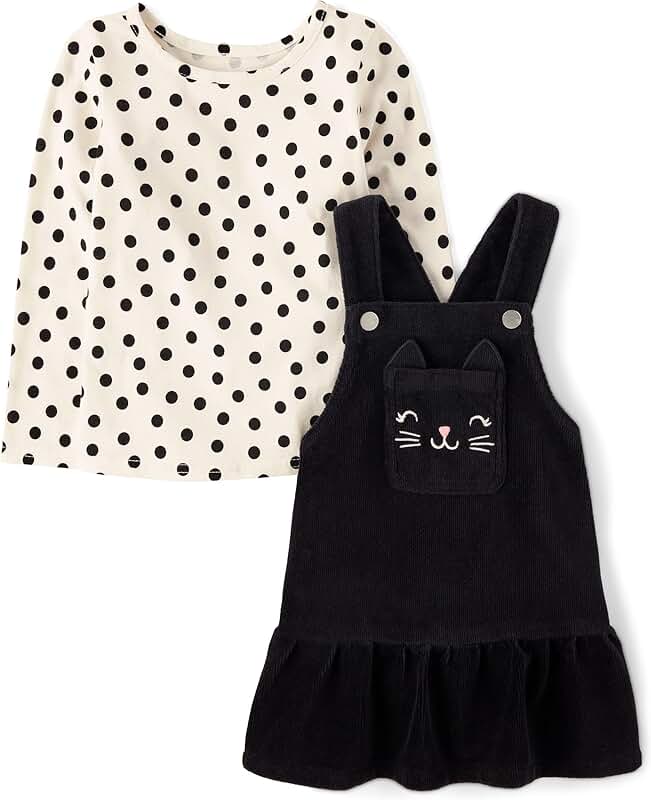 Baby Girl Long Sleeve Top and Skirtall Dress Set