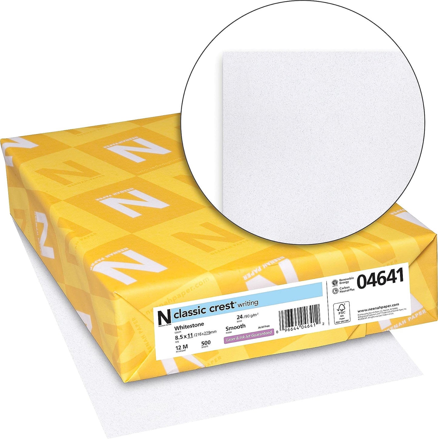 Classic Crest White Stationery Paper, 8.5 x 11, 500 Sheets