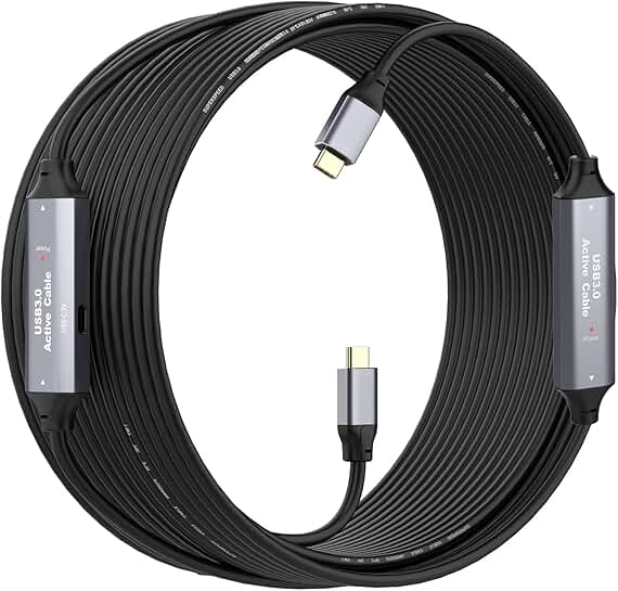 50ft USB 3.0 C to C Extension Cable, 5Gbps Speed