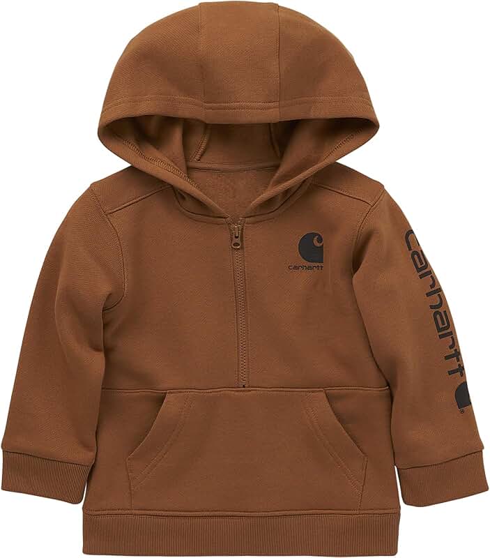 Kids' Long-Sleeve Half-Zip Sweatshirt