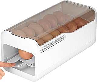 Stackable Clear Egg Tray with Auto Dispenser