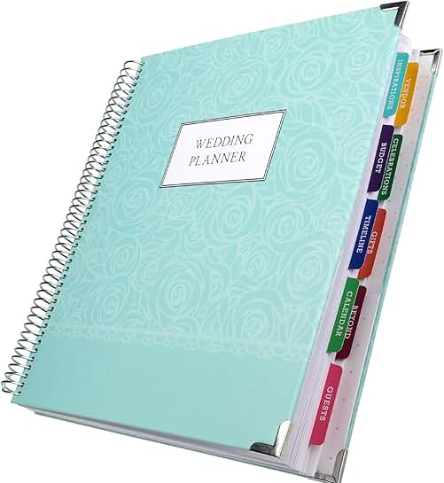 Wedding Planner with Hardcover Organizer and Accessories
