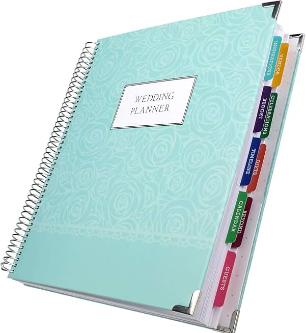 Wedding Planner with Hardcover Organizer and Accessories