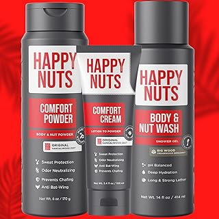 Comfort Cream Powder and Body Wash Bundle for Men